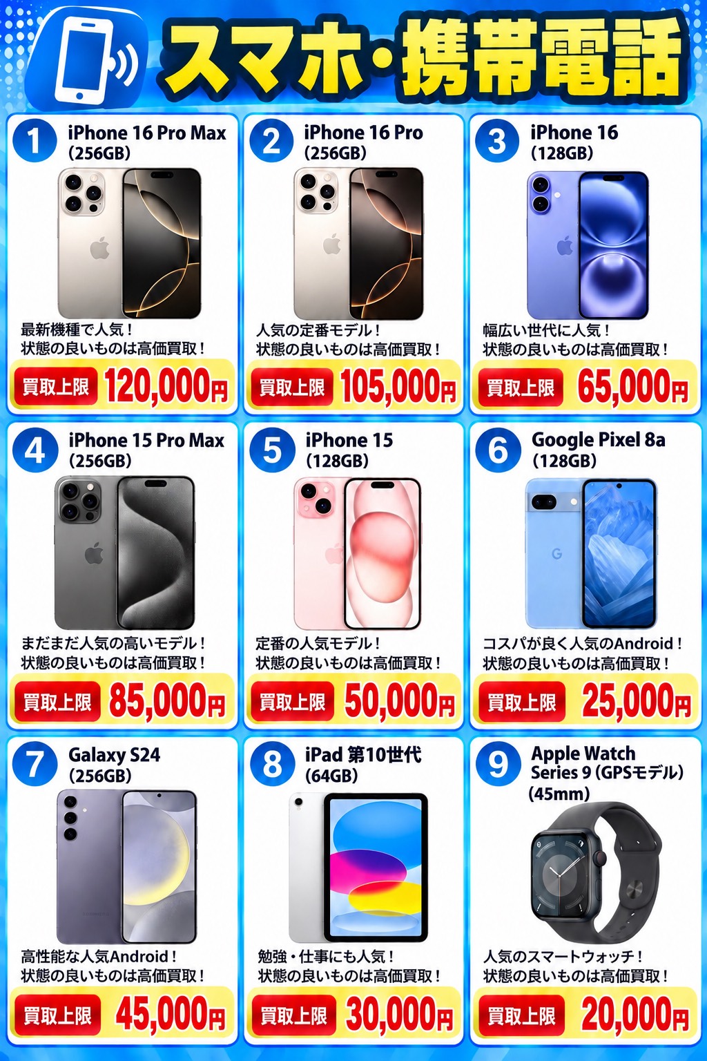 スマホ携帯